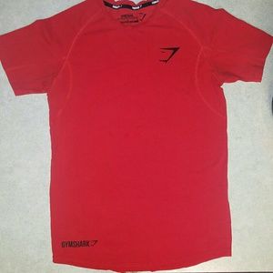 Gymshark Red Tapered Shirt